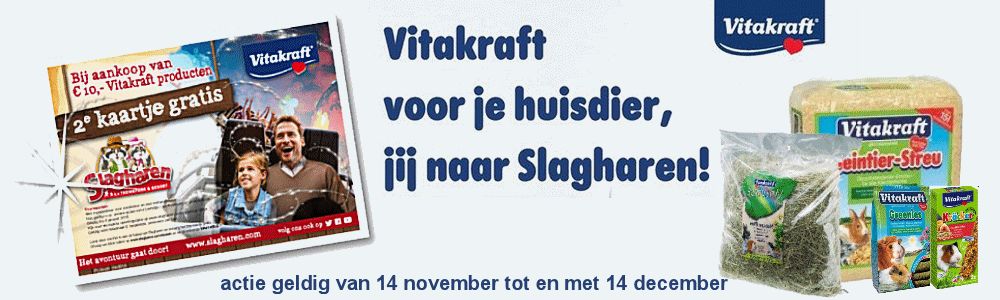 Met Vitakraft naar Slagharen