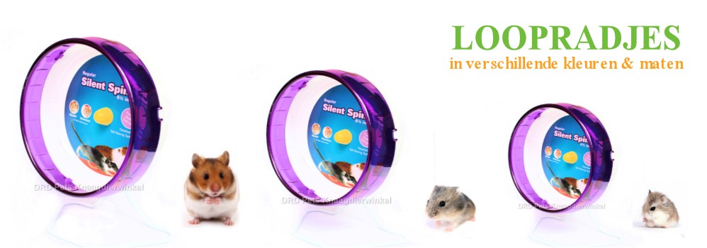 Welke maat looprad heb ik nodig voor mijn hamster?