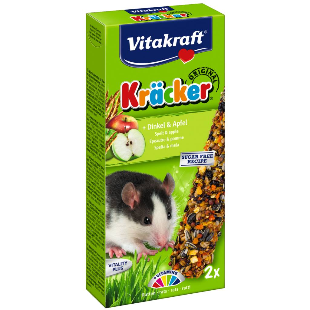 Vitakraft Ratte buchstabiert Kracker & Apfel