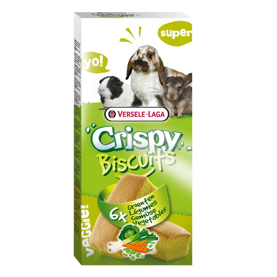 Versele-Laga Crispy Biscuit Knaagdier Groente 70 gram