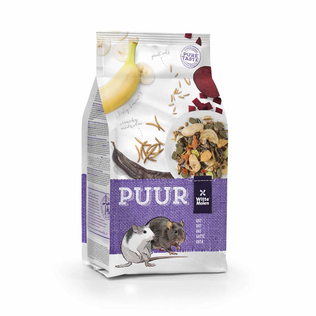 Witte Molen PUUR Rat 800 grams