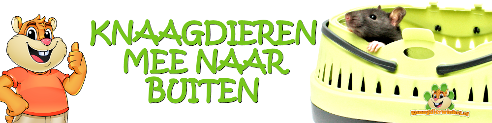 knaagdieren mee naar buiten