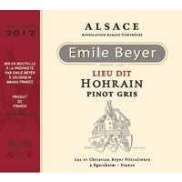 2013 - Pinot Gris "Lieu Dit Hohrain" - Domaine Emile Beyer