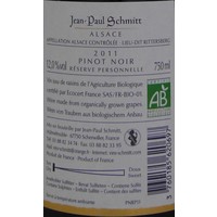 2014 - Pinot Noir Rittersberg Réserve Personnelle - Domaine Jean Paul Schmitt