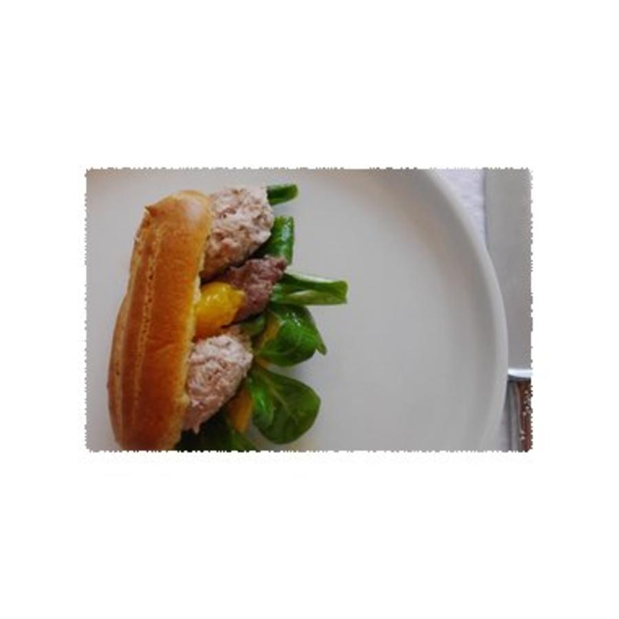 Eclair met eendenmousse