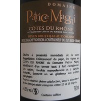 2015 - Côtes du Rhône - Patrice Magni