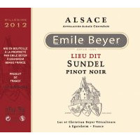 2015 - Pinot Noir Lieu dit Sundel - Emile Beyer