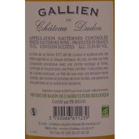 2014 - Sauternes - Gallien de Château Dudon