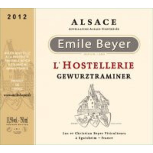 Domaine Emile Beyer - Gewurztraminer "Eguisheim" - 2015 Domaine Emile Beyer - Gewurztraminer "Eguisheim" - 2015