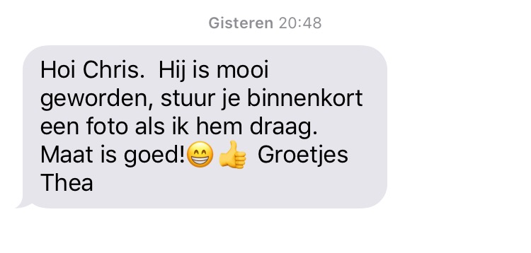 Blije klant