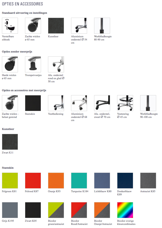 Score Jumper zadelstoelen met rug
