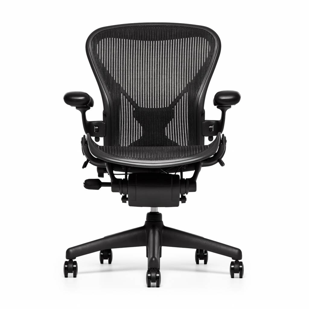 Refurbished Herman Miller Aeron Chair Graphite Workbrands Refurbished Herman Miller Aeron Chair Graphite Workbrands