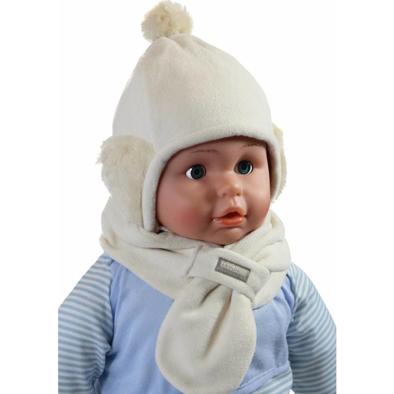 Baby Muts En Sjaal Fleece Teddy Megatip be