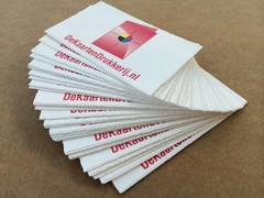 Visitekaartjes drukken met gratis proefdruk