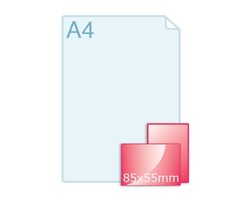 Standaard 85 x 55 mm