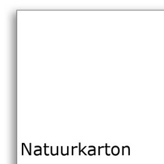 Hagelwit natuurkarton