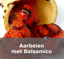 Aardbeien met Balsamico