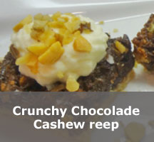 Crunchy chocolade cashew reep