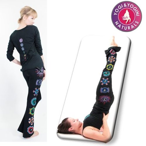 Yogamasti Yoga Broek Chakra, zwart Yogamasti Yoga Broek Chakra, zwart