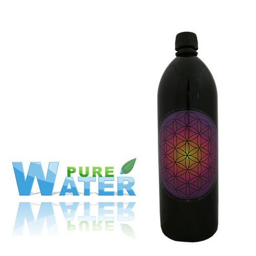 Soulbottles Drinkfles Miron Violet Flower of Life Violet Soulbottles Drinkfles Miron Violet Flower of Life Violet