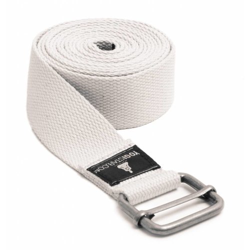 YOGISTAR Yoga Riem D-Ring Wit Metaal YOGISTAR Yoga Riem D-Ring Wit Metaal