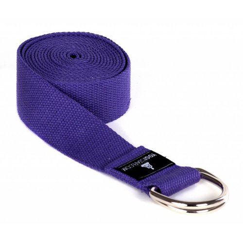 YOGISTAR Yoga Riem D-Ring Violett Metaal YOGISTAR Yoga Riem D-Ring Violett Metaal