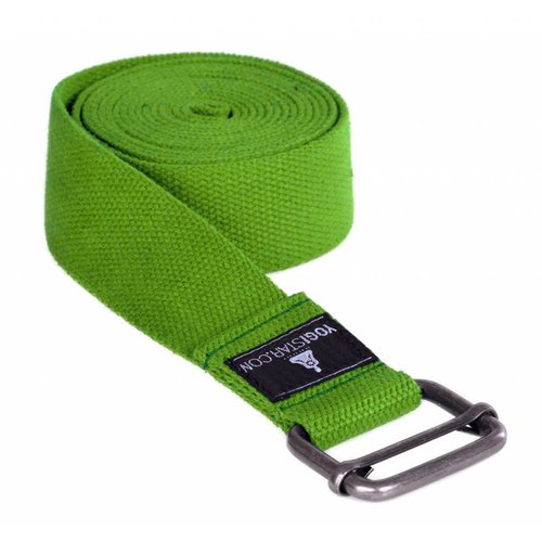 YOGISTAR Yoga Riem D-Ring Kiwi Metaal YOGISTAR Yoga Riem D-Ring Kiwi Metaal
