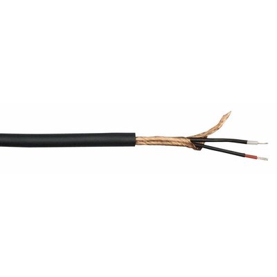 DAP MC-226B microfoonkabel dubbele afscherming zwart 100m