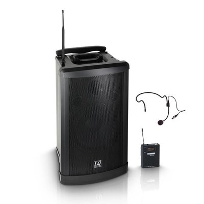 LD Systems Roadman102HS Draagbare speakerset met headset