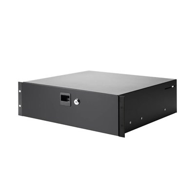Adam Hall 19 inch racklade met slot 3 HE