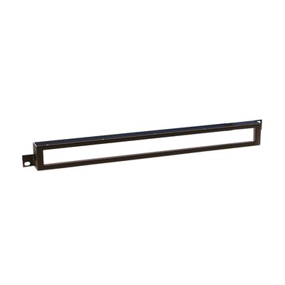 Adam Hall 19 inch safetypaneel met plexiglas 1 HE