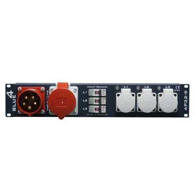 Adam Hall 19 inch krachtstroomverdeler 32A/5P