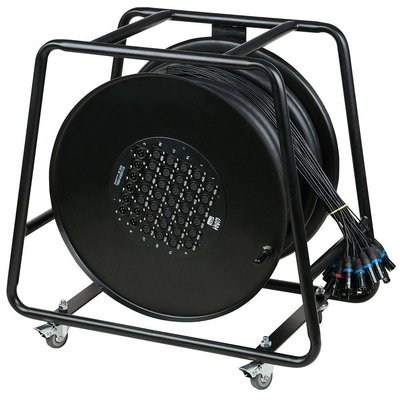 DAP CobraX multikabel op haspel 32 in 8 uit 50m