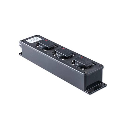 Keraf 16Z5PLED 3-weg slagvaste verdeeldoos met 3 fase aansluiting en LED-indicators