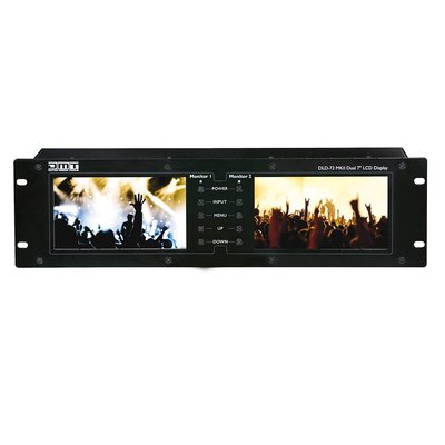 DMT DLD-72 MK2 dubbel 7 inch TFT display