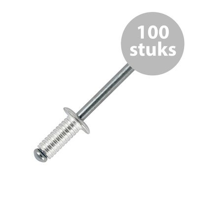 Penn Elcom Popnagels 4x 12.1mm gegroefd (100 stuks)