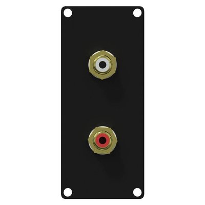 Caymon CASY131/B 2 x RCA plaatje 1 space