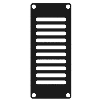 Caymon CASY102/B ventilatieplaatje 1 space