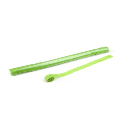 MagicFX Streamers 10m x 2.5cm lichtgroen