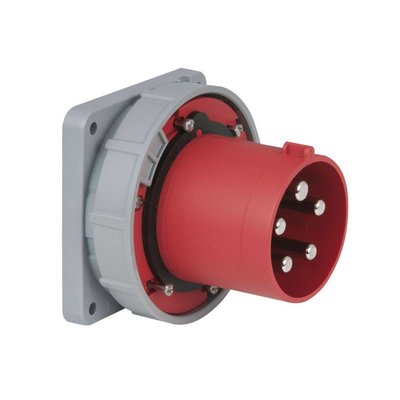 PCE CEE 125A 5-polige inbouw socket male IP67