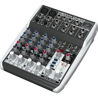 Behringer Xenyx QX602MP3 PA en studio mixer