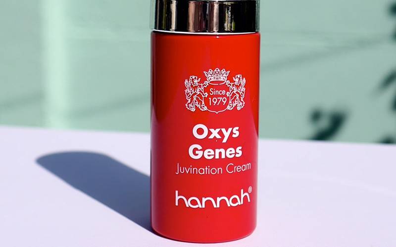 Hannah Oxys Genes voor een zichtbaar jongere huid