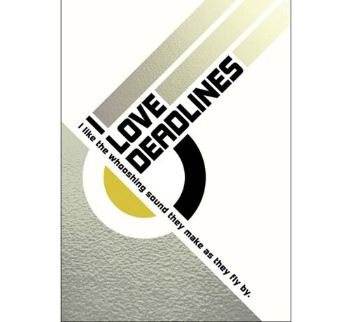 Lina Johansson Design poster Deadline