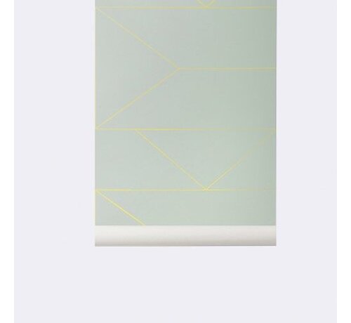 Ferm Living behang Lines Mint #170