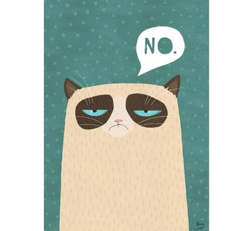 A Grape Design Plakat Grumpy Cat
