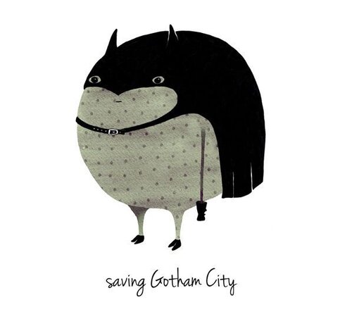 A Grape Design poster batman save gotham city