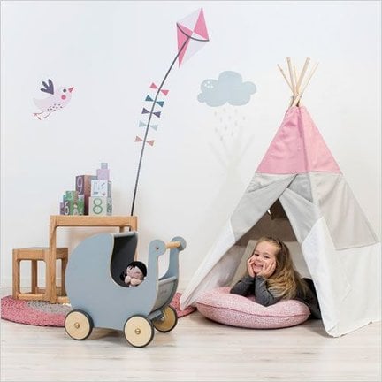 Scandinavische kinderkamer inrichten