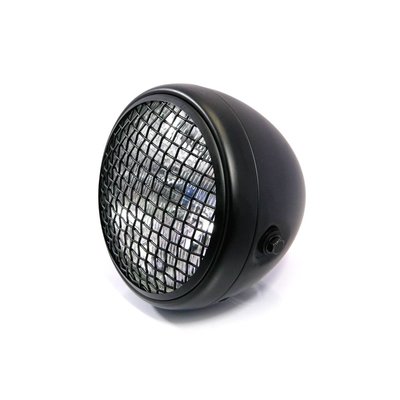 7.7" Scrambler Hauptscheinwerfer Schwarz