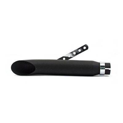 16 "Slash Cut Schwarz Auspuff