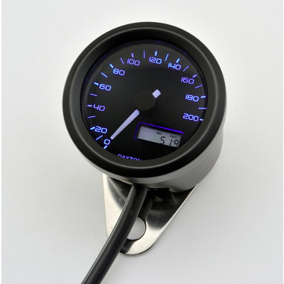 48MM Velona Digitaler Speedo Schwartz
